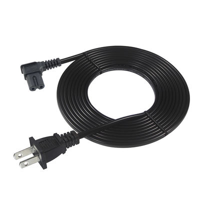 Veilig Duurzaam Rechthoek US 2 Pin naar C7 Power Cord voor Home/Office Electronics met 125V 10A 1.5M