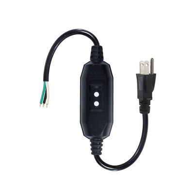 Industrial-Grade Heavy Duty 18AWG NEMA 5-15P stroomkabel met RCD-bescherming en lege draadpunten voor machines/huishoudelijke apparaten