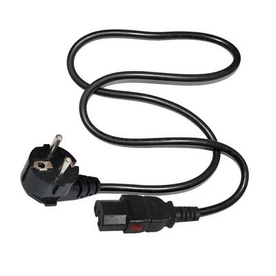 Gecertificeerd EU 2Pin tot C15 Power Cord 10A 250V met VDE/CE Safety for Home Appliance & Server Rack (1.2M Heavy Duty)