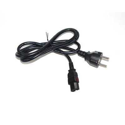 Gecertificeerd EU 2Pin tot C15 Power Cord 10A 250V met VDE/CE Safety for Home Appliance & Server Rack (1.2M Heavy Duty)