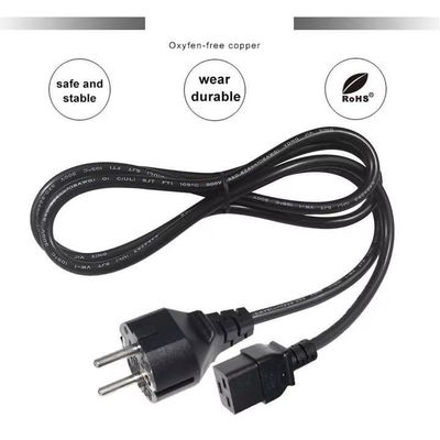 1.2M Heavy Duty EU tot C19 Power Cord Industrial Grade voor server/datacenter Gebruik 10A 250V CE RoHS gecertificeerd