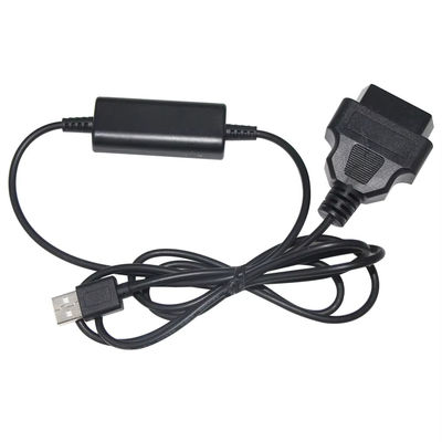 USB-naar-OBD-spanningsverhogerkabel 5V tot 12V Step Up-omvormer voor laadsystemen voor voertuigen met kortsluitbescherming (Input 5V Output 12V)