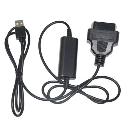 USB-naar-OBD-spanningsverhogerkabel 5V tot 12V Step Up-omvormer voor laadsystemen voor voertuigen met kortsluitbescherming (Input 5V Output 12V)