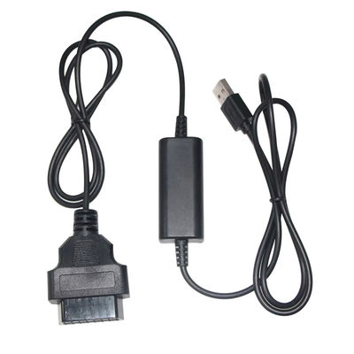 USB-naar-OBD-spanningsverhogerkabel 5V tot 12V Step Up-omvormer voor laadsystemen voor voertuigen met kortsluitbescherming (Input 5V Output 12V)