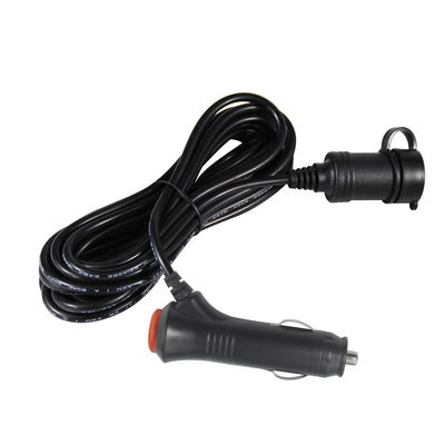 12V/24V auto sigarettenanker tot stopcontact verlengsnoer met dubbele USB-poorten voor RV-truck oplaadapparaten 10A 3Meter CE-gecertificeerd