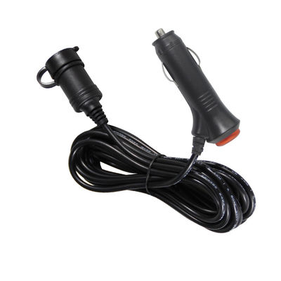 12V 24V Auto Sigarettenaansteker Verlengsnoer met Dubbele USB-poorten 3 Meter