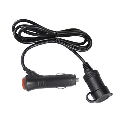 12V/24V auto sigarettenanker tot stopcontact verlengsnoer met dubbele USB-poorten voor RV-truck oplaadapparaten 10A 3Meter CE-gecertificeerd