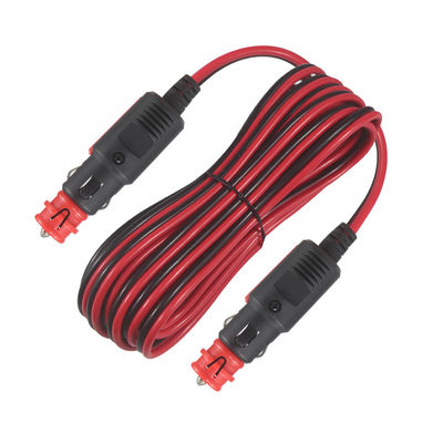 Dual Male 12V/24V Cigarette Lighter Extension Cord Heavy-Duty voor auto, camper, buitengebruik - 3FT/5FT Waterdicht Universele