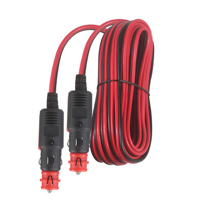 Dual Male 12V/24V Cigarette Lighter Extension Cord Heavy-Duty voor auto, camper, buitengebruik - 3FT/5FT Waterdicht Universele