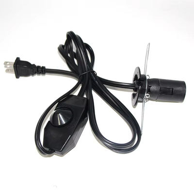 NEMA 1-15P tot E14 Socket Adapter Cable met dimmer, Power Plug Converter voor lamphouder SPT-2 18AWG