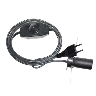 Premium EU Plug E14 lamphouderkabel met verstelbare dimmerschakelaar voor plafondverlichtingsinstallaties AC 250V 5A lampbasisconnector