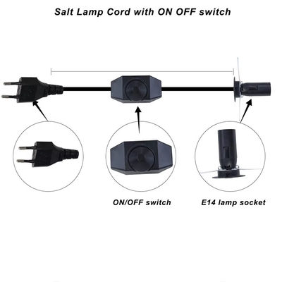 Premium EU Plug E14 lamphouderkabel met verstelbare dimmerschakelaar voor plafondverlichtingsinstallaties AC 250V 5A lampbasisconnector