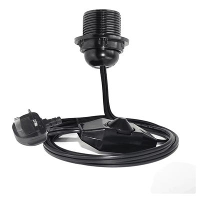 E26 UK Plug Socket Dimmable Bulb Adapter Cable voor tafellamp Plafondlicht, Messing Contact, 5A 250V