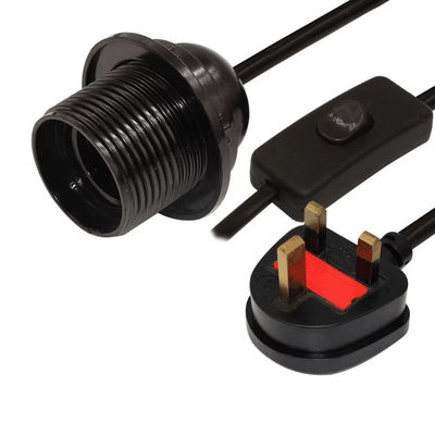 UK Plug E26 Bulb Socket Converter met 303 Switch & 250V Rating voor Indoor Lighting Accessories