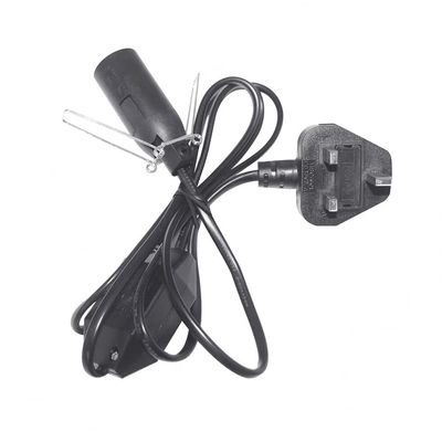 UK Plug E14 Bulb Holder Adapter Cable met verstelbare dimmer switch & CE-certificering - BS1363 Standard Safety Lighting Accessories