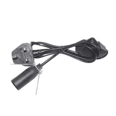 UK Plug E14 Bulb Holder Adapter Cable met verstelbare dimmer switch & CE-certificering - BS1363 Standard Safety Lighting Accessories