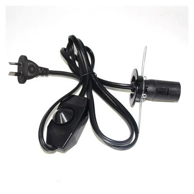 Verstelbare draaibare E14-lamphouder met AU-plug & dimmer-schakelaar voor huis-/kantoorverlichting, 110-250V IP20 (CE-gecertificeerd)