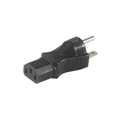 Industrial Grade NEMA 5-15P tot IEC 320 C13 Power Adapter Plug voor Server Rack/Data Center met 125V 15A High Current & Fireproof Housing (UL Standard Compliant)