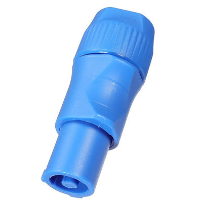 NAC3MPA PowerCON A-type male Connector, Blue, Power Input, 20A 250V AC, Locking Connector for Professional Stage Equipment
