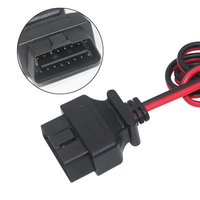 Universal Car Cigar Lighter to OBD2 Diagnostic Cable for Vehicle Scanner with 16ft 12V-24V Safety Certified