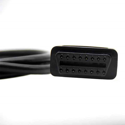 Universal Car Cigar Lighter to OBD2 Diagnostic Cable for Vehicle Scanner with 16ft 12V-24V Safety Certified