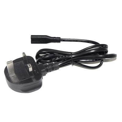 UK to C7 Power Cord Cable 1.5M 250V 2.5A 18AWG Flexible PVC voor Nintendo Switch/Speakers/Laptop Power Supply Adapter