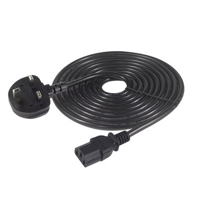 UK to C13 Power Cord 1.2M 250V 13A 16AWG Heavy Duty Cable voor servers/medische apparatuur/datacenter PDU (CE/BS1363/RoHS)
