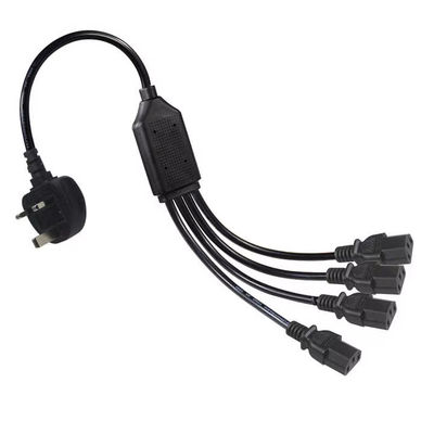 UK Plug to Multi C13 Power Cord 1.8M 250V 13A 16AWG PDU kabel voor serverrack/UPS/datacenter (BS1363/IEC 60320/RoHS)