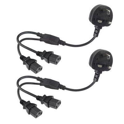 UK Plug to Multi C13 Power Cord 1.8M 250V 13A 16AWG PDU kabel voor serverrack/UPS/datacenter (BS1363/IEC 60320/RoHS)