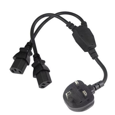 UK Plug to Multi C13 Power Cord 1.8M 250V 13A 16AWG PDU kabel voor serverrack/UPS/datacenter (BS1363/IEC 60320/RoHS)