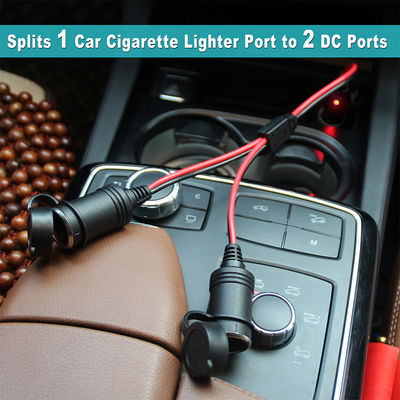 12V 24V Dual Socket Car Cigarette Lighter Splitter Adapter Extension voor SUV Truck Van Power Supply Charger Power Expansion