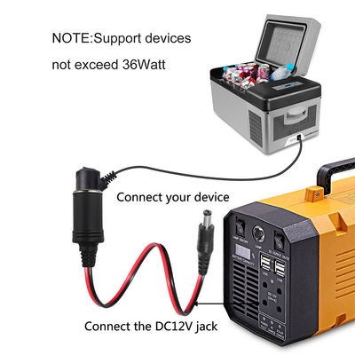 Cigarette lighter stopcontact DC-plug-stroomkabel voor 12V 24V stroomvoorziening