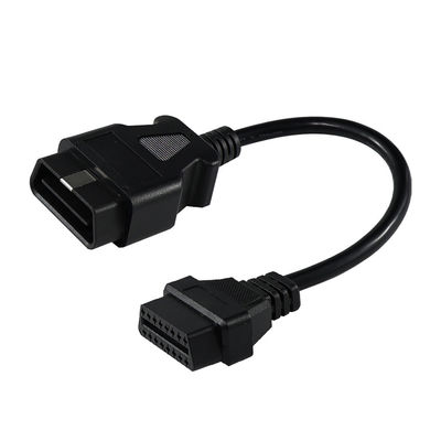 OBD-II Male naar Female Verlengsnoer met 16-pins Connectoren voor Auto Diagnose Scanner GPS Tracker Installatie