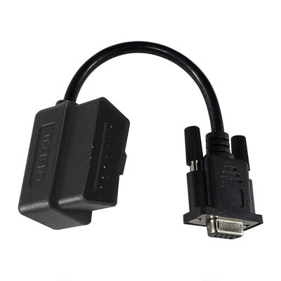 OBD-II naar DB9 diagnostische adapterkabel met 16-pinnige mannelijke tot 9-pinnige seriële aansluiting voor voertuigscanner-interface