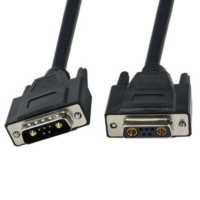 D-Sub gemengde contactconnector met voedings- en signaalpinnen voor communicatie-interface van industriële automatiseringsapparatuur