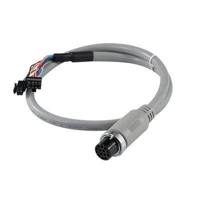 Waterdichte M12 14-pin vrouwelijke cirkelvormige verbindingskabel met open draad einde voor sensorsignaaloverdracht of industriële automatisering