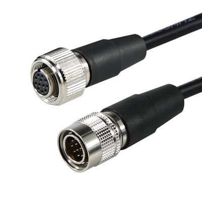 12-pins mannelijke naar vrouwelijke circulaire luchtvaartconnector kabel voor industrieel gebruik