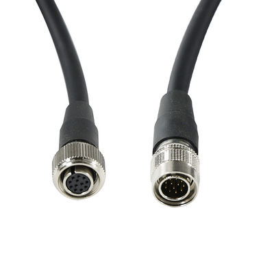 12-pins mannelijke naar vrouwelijke circulaire luchtvaartconnector kabel voor industrieel gebruik