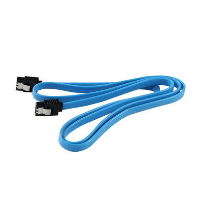 Rechthoekige/rechthoekige SATA 3.0-gegevenskabel met vergrendelingsluis voor HDD/SSD/ODD-verbinding 6 Gbps, 3ft/5ft/6ft