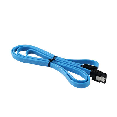 Rechthoekige/rechthoekige SATA 3.0-gegevenskabel met vergrendelingsluis voor HDD/SSD/ODD-verbinding 6 Gbps, 3ft/5ft/6ft