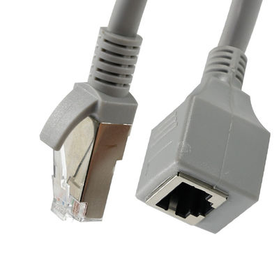 RJ45 Ethernet-verlengkabel van man tot vrouw met panelmontage voor LAN-netwerkrouterschakelaar Cat5e/Cat6, 4FT/5FT/6FT