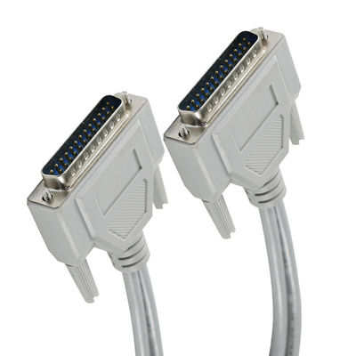 DB-25 Male-to-Male seriële kabel voor RS-232/Parallel Printer Connection - 1ft/2ft/5ft, PVC wit