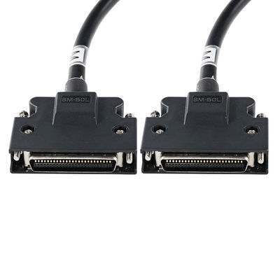 DB - 25 Male to DB - 50 Male 1.2ft Shielded Cable voor industriële apparatuur/testsystemen (25 - 50 pin conversion)