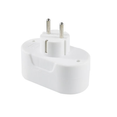 Dual-outlet EU Plug Power Adapter Socket Converter voor Home Travel European Standard AC Outlet, 250V 10Aa