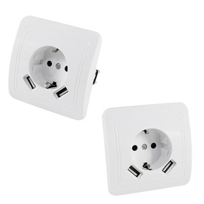 Europese standaard muur stroomstoppaneel met geaarde stopcontact 250V 16A spoelmontage voor thuis en kantoor