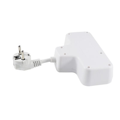 Multifunktioneel EU-toevoerstukverlenger met 2 USB-poorten, 2 wisselstroomstoppen en Type-C-oplaadpoort 250 V wandadapter