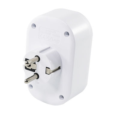 Europese standaard aansluitingsadapter met dubbele wisselstroom-aansluitingen, 2 USB-poorten en 1 Type-C-oplaadpoort 250V 10A