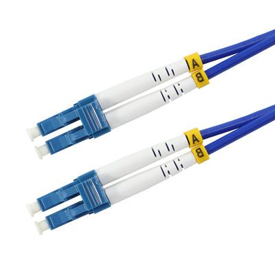 LC-LC-optische vezelpatchkabel - enkelmodus- of multimode-duplexjumper voor telecom-, datacenter- en FTTx-toepassingen