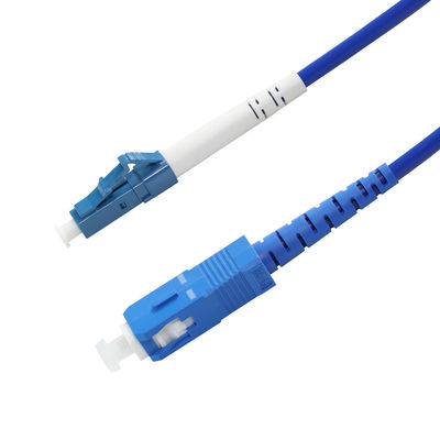 SC-LC-optische vezelpatchkabel - Duplex-jumperkabel voor enkelmodus- of multimode-toepassingen in datacenters en FTTx