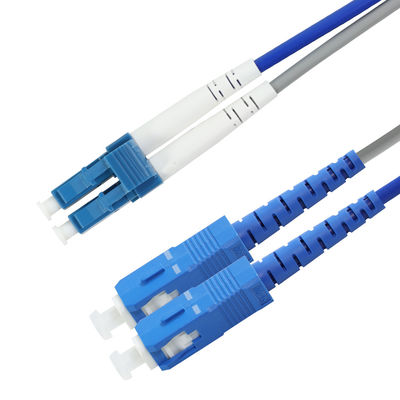 SC-LC-optische vezelpatchkabel - Duplex-jumperkabel voor enkelmodus- of multimode-toepassingen in datacenters en FTTx